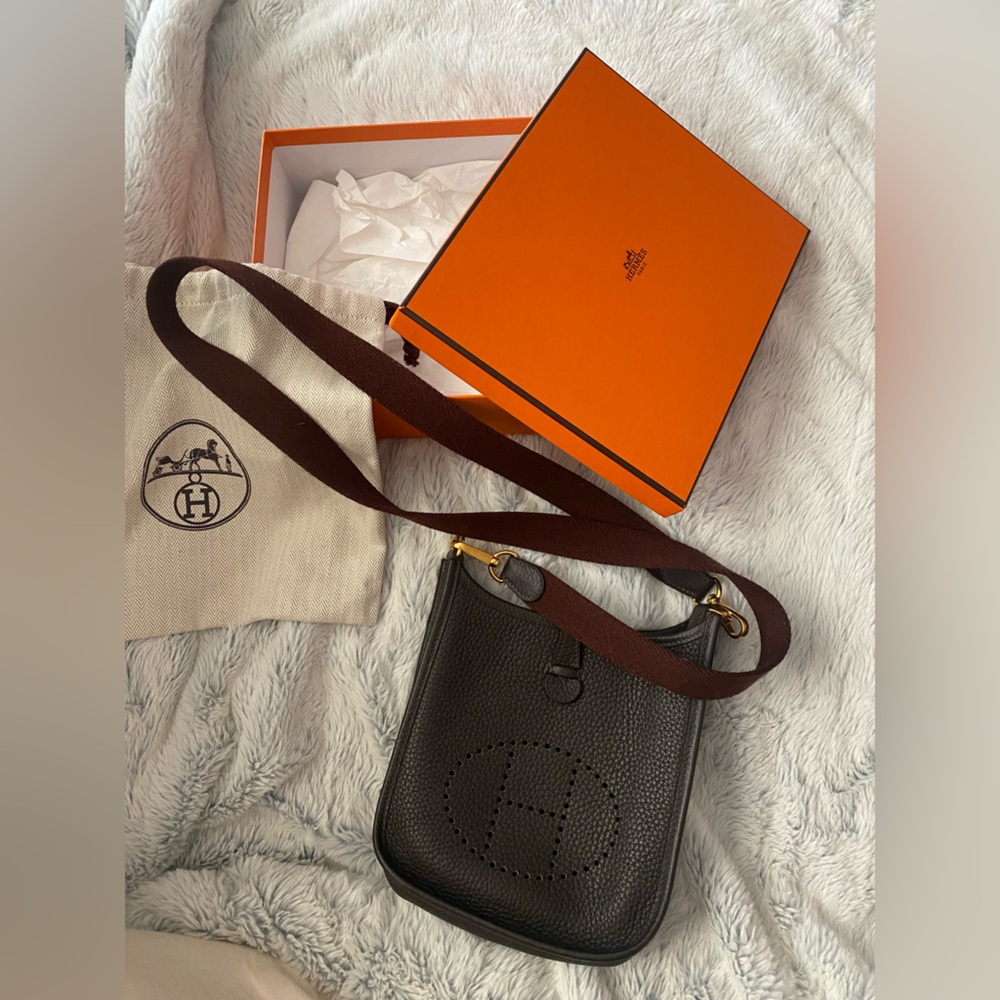 Hermes Mini Evelyne TPM 16 Bag Gold Hardware - Picture 12 of 12